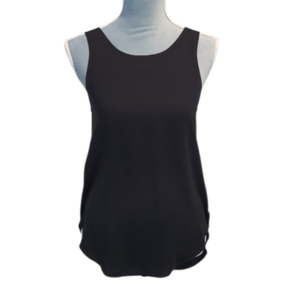 Wilfred Black Sleeveless Blouse with Zipper